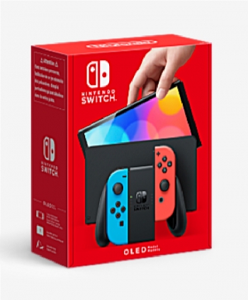 Nintendo Switch OLED - Bleu Neon/ Rouge Neon  - 1