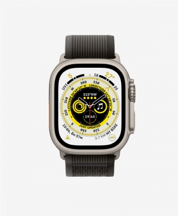 Apple Watch ultra 49mm Titanium Black Gray Trail Loop S/M  - 1