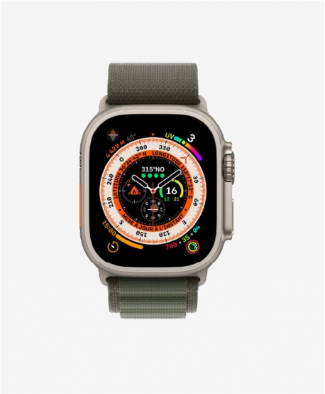 Apple Watch Ultra 49mm Titanium Vert