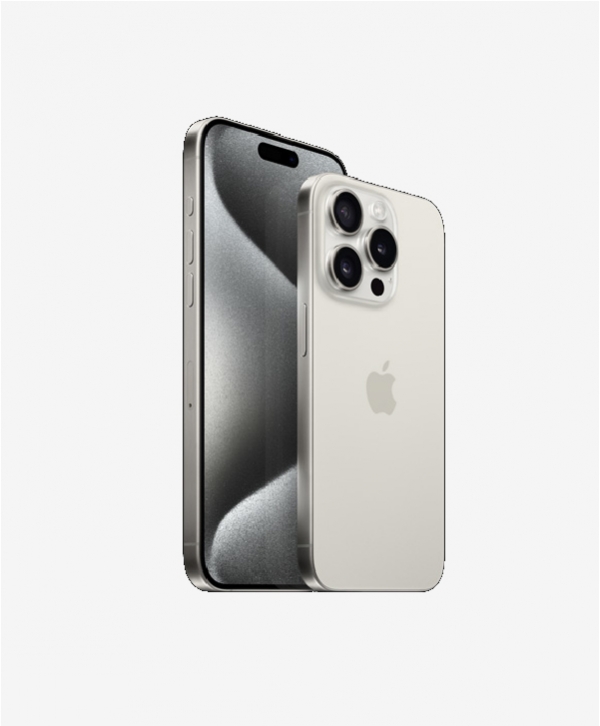 Apple iPhone 15 Pro Max  -256Go - Titane Blanc  - 5