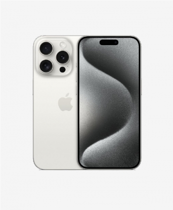 Apple iPhone 15 Pro  -128Go - Titane Blanc  - 1