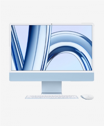 Apple iMac M3 24 pouces 8 Go 256 Go Bleu  - 1