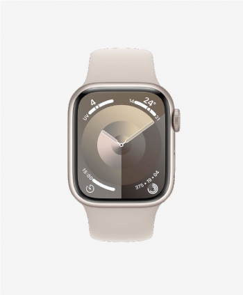 Apple Watch Series 9 GPS Aluminium lumière stellaire Sport Band 41mm S/M  - 1