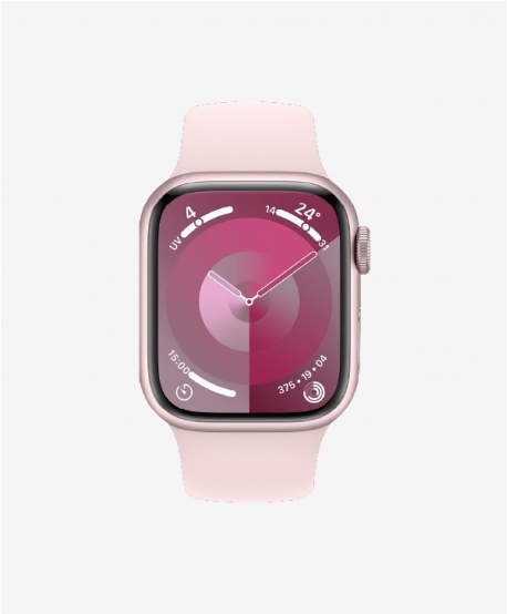 Apple Watch 9 GPS Rose Aluminium Case Light Rose Sport band 41mm S/M