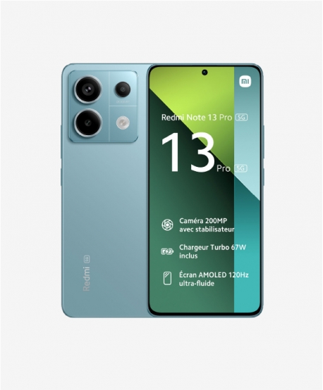 Xiaomi Redmi Note 13 Pro 5G Blue Ocean Teal 256Go