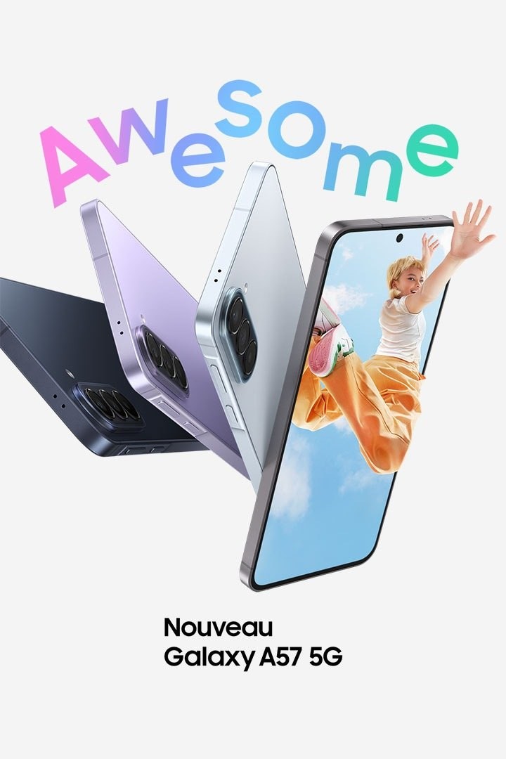 Samsung Galaxy A57 5G Bleu Clair 256Go
