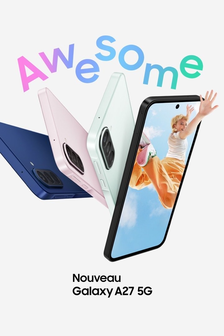 Samsung Galaxy A27 5G Rose clair 128Go
