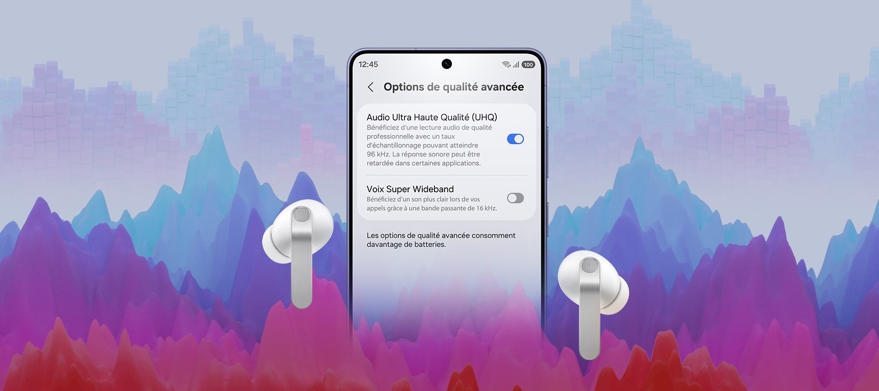 Samsung Galaxy Buds4 Pro Blanc